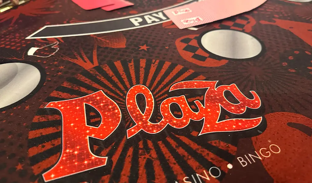 Blackjack Table at Plaza