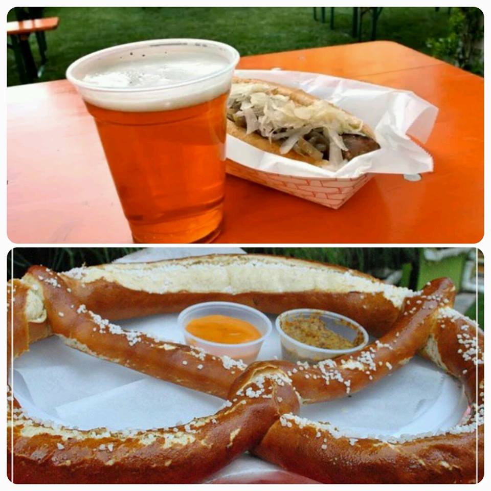 Bier Garten food and drinks